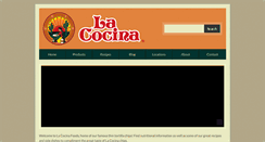 Desktop Screenshot of lacocinafoods.ca